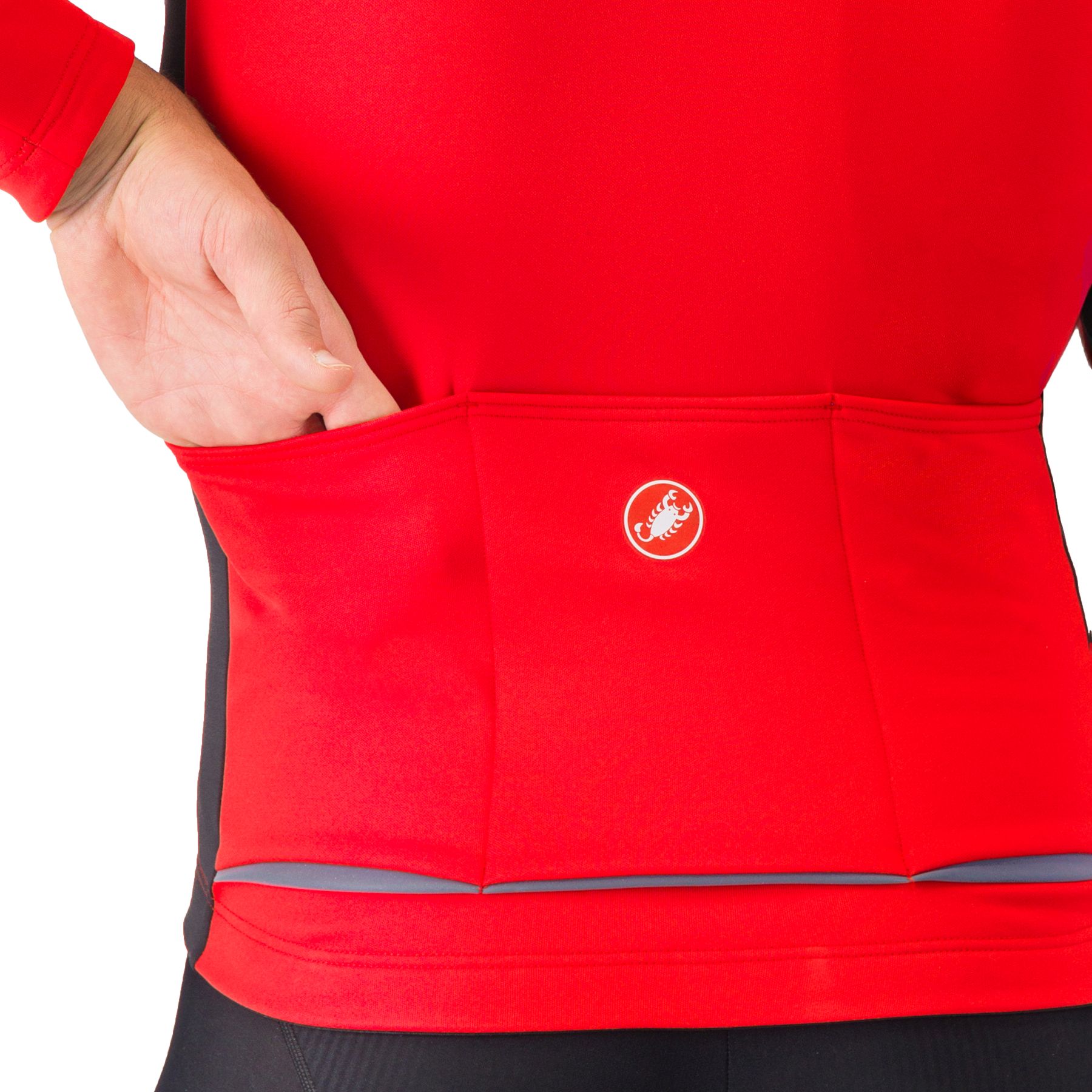 Castelli Entrata 2 Jacket Men - red/black 023 | BIKE24