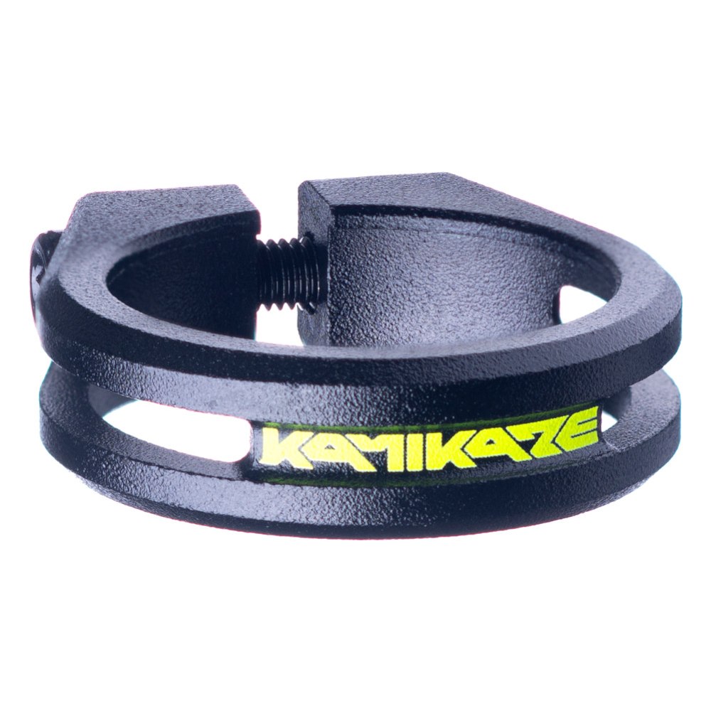 Produktbild von Sixpack Kamikaze Sattelklemme - schwarz/neon gelb