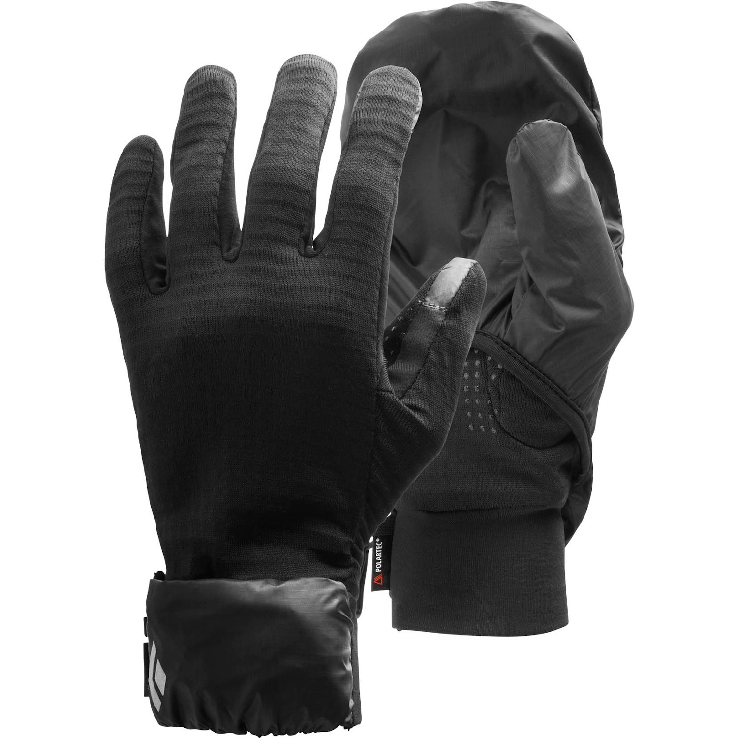 Produktbild von Black Diamond Wind Hood Gridtech Handschuhe - Black