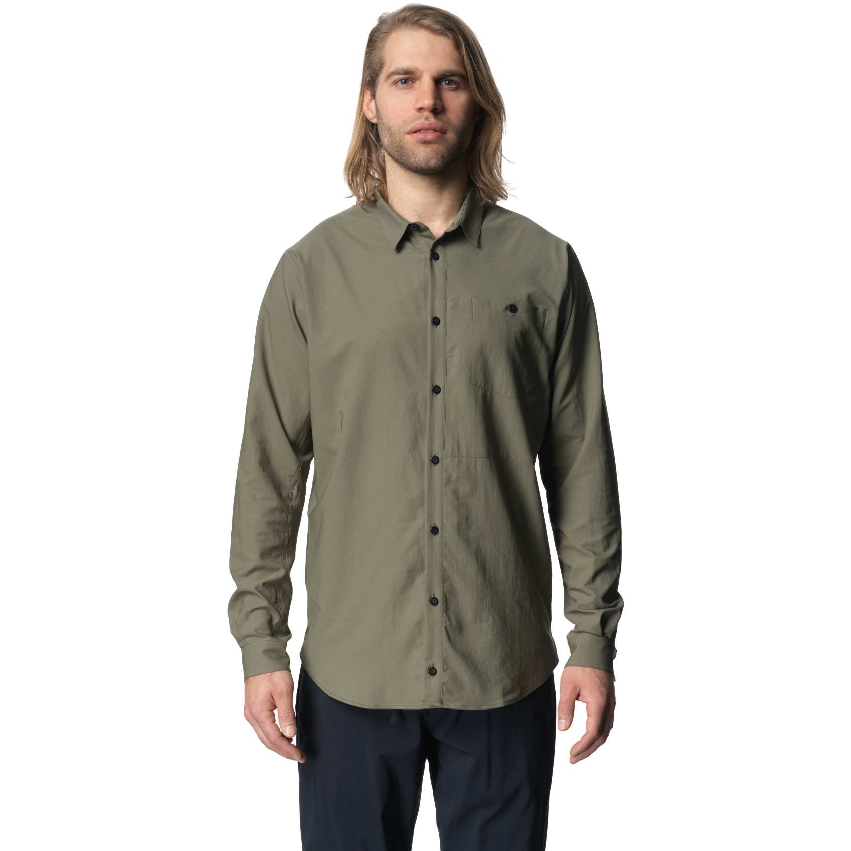 Houdini Longsleeve Shirt Men - Sage Green