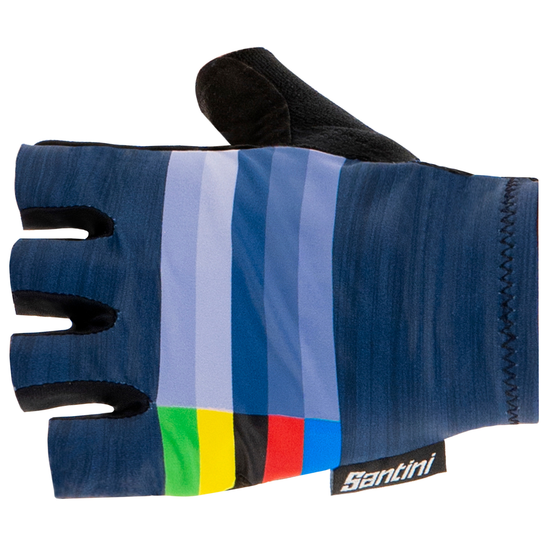 Bild von Santini UCI Rainbow Kurzfinger-Handschuhe RE367CL+WORLD - nautica NT