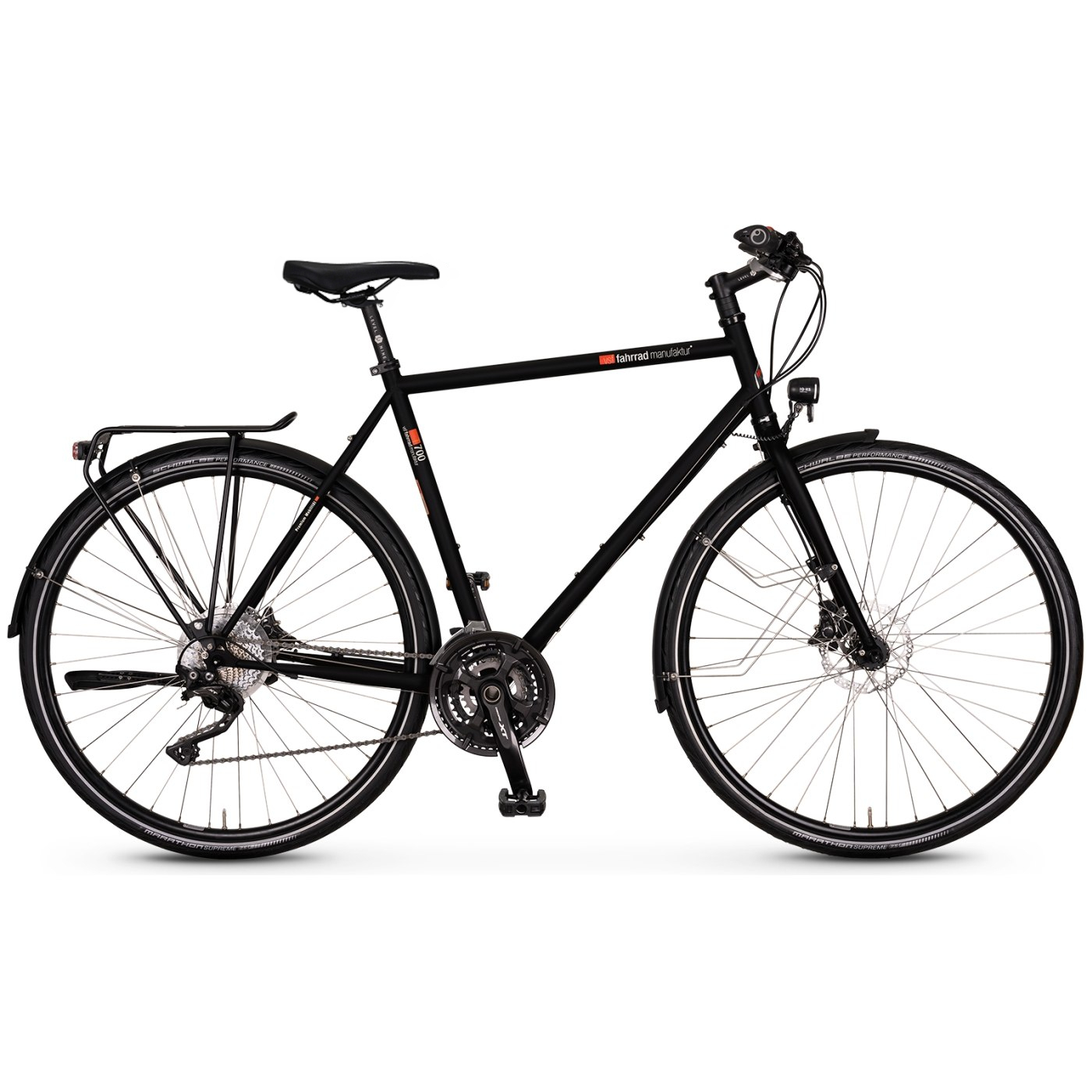 Productfoto van vsf fahrradmanufaktur T-700 Disc XT - Men Touring Bike - 2023 - ebony matt