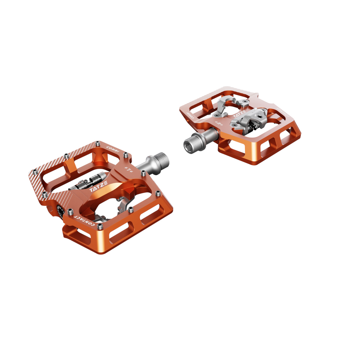 Produktbild von Tatze CONTACT Combi Hybridpedale - orange