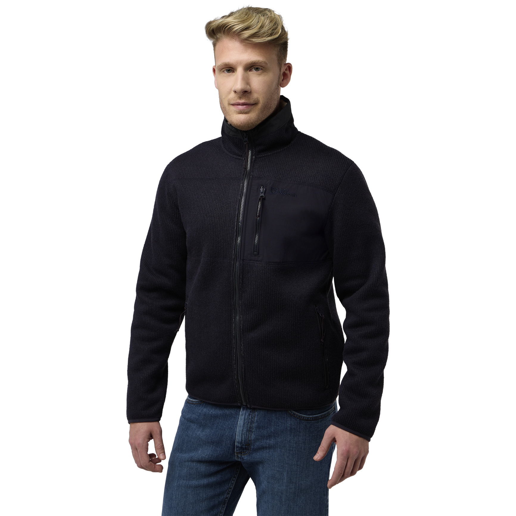 Bild von Jack Wolfskin Kaminfeuer Jacke Herren - dark navy