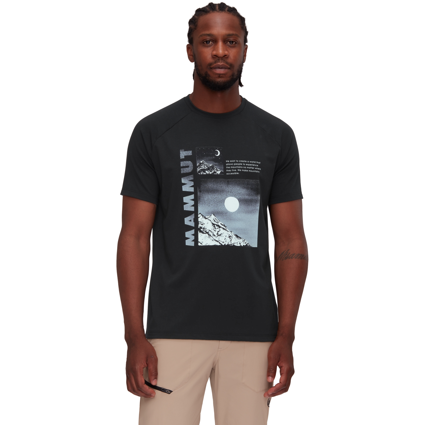 Produktbild von Mammut Mountain Day and Night T-Shirt Herren - schwarz