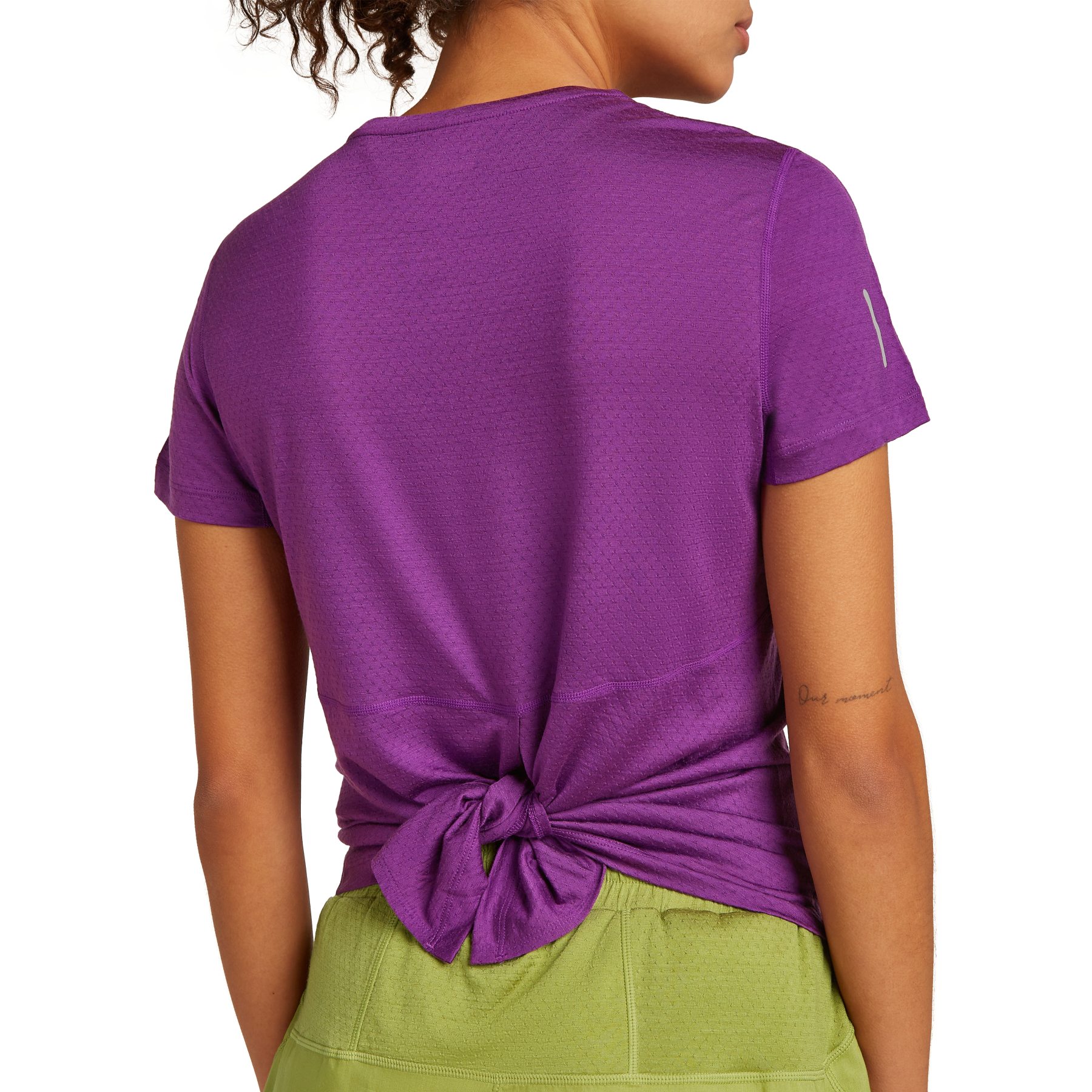 T-shirt Femme Icebreaker En Laine Mélangée, Manches Courtes, Gris, Taille S – Idéal Pour Le Sport Et Le Quotidien