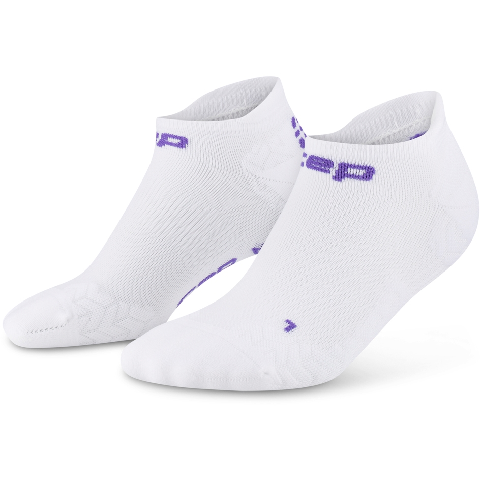 Produktbild von CEP Core Run Ultralight No Show Kompressionssocken Damen - weiß