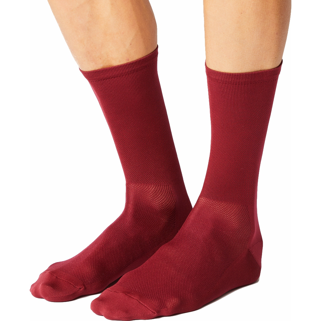 Picture of FINGERSCROSSED Classic Cycling Socks - Merlot #003