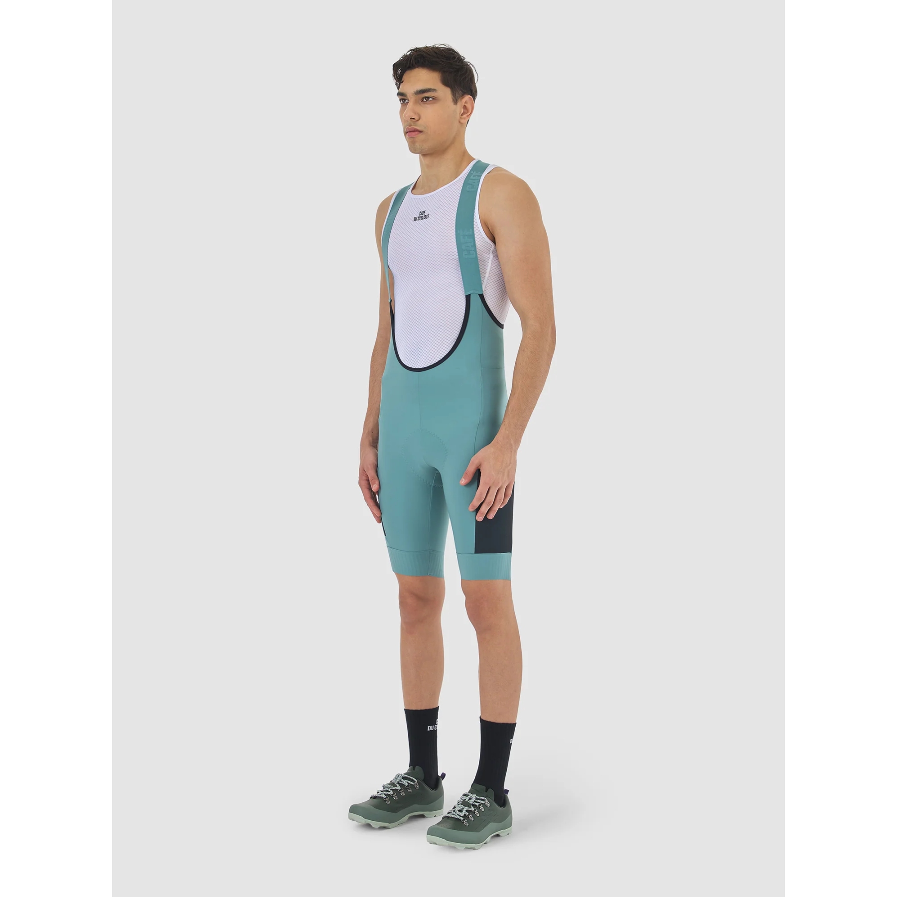 Café du Cycliste Eva Bib Shorts Men - deep water | BIKE24