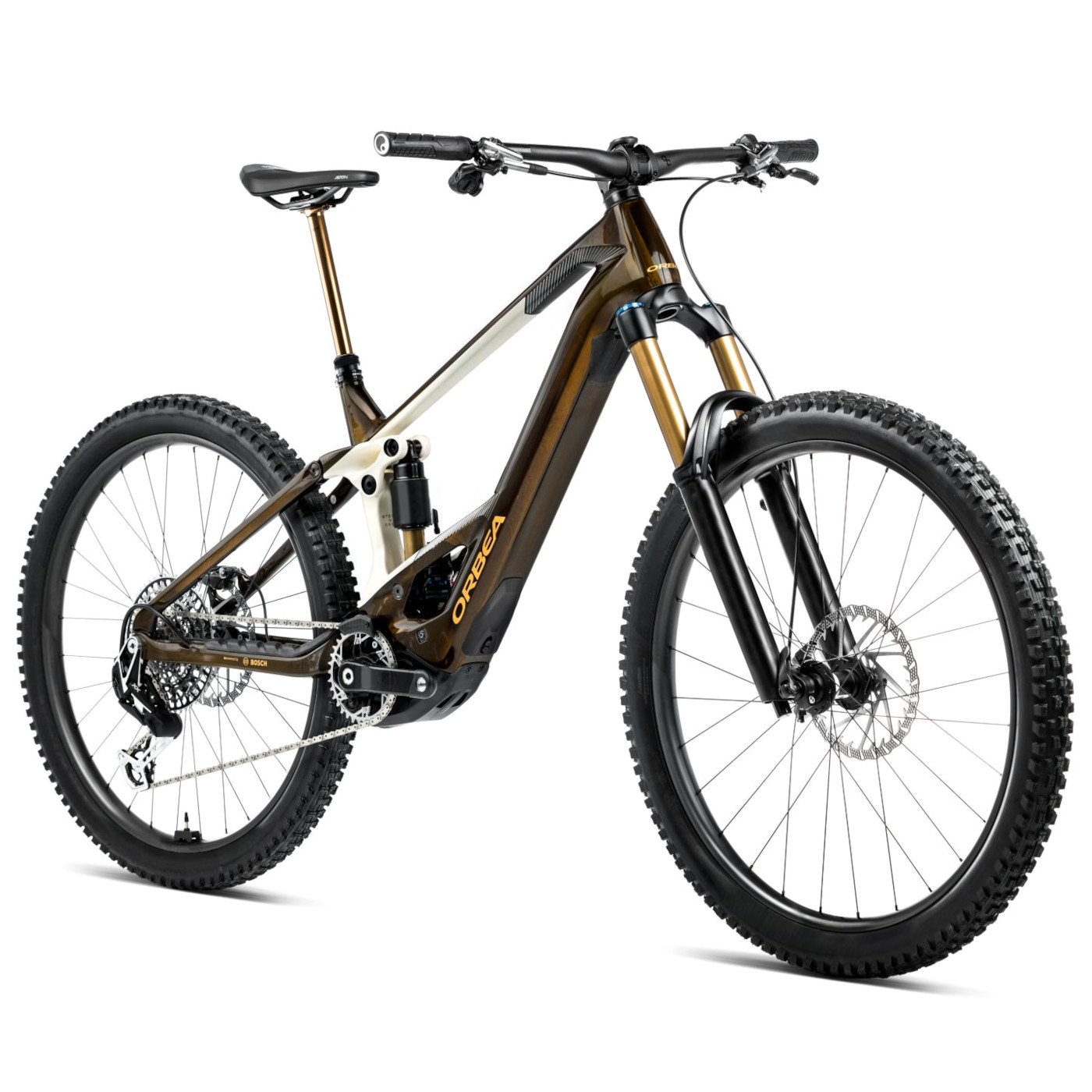 Orbea WILD M-LTD Electric Mountain Bike - 2025 - Caramel Carbon