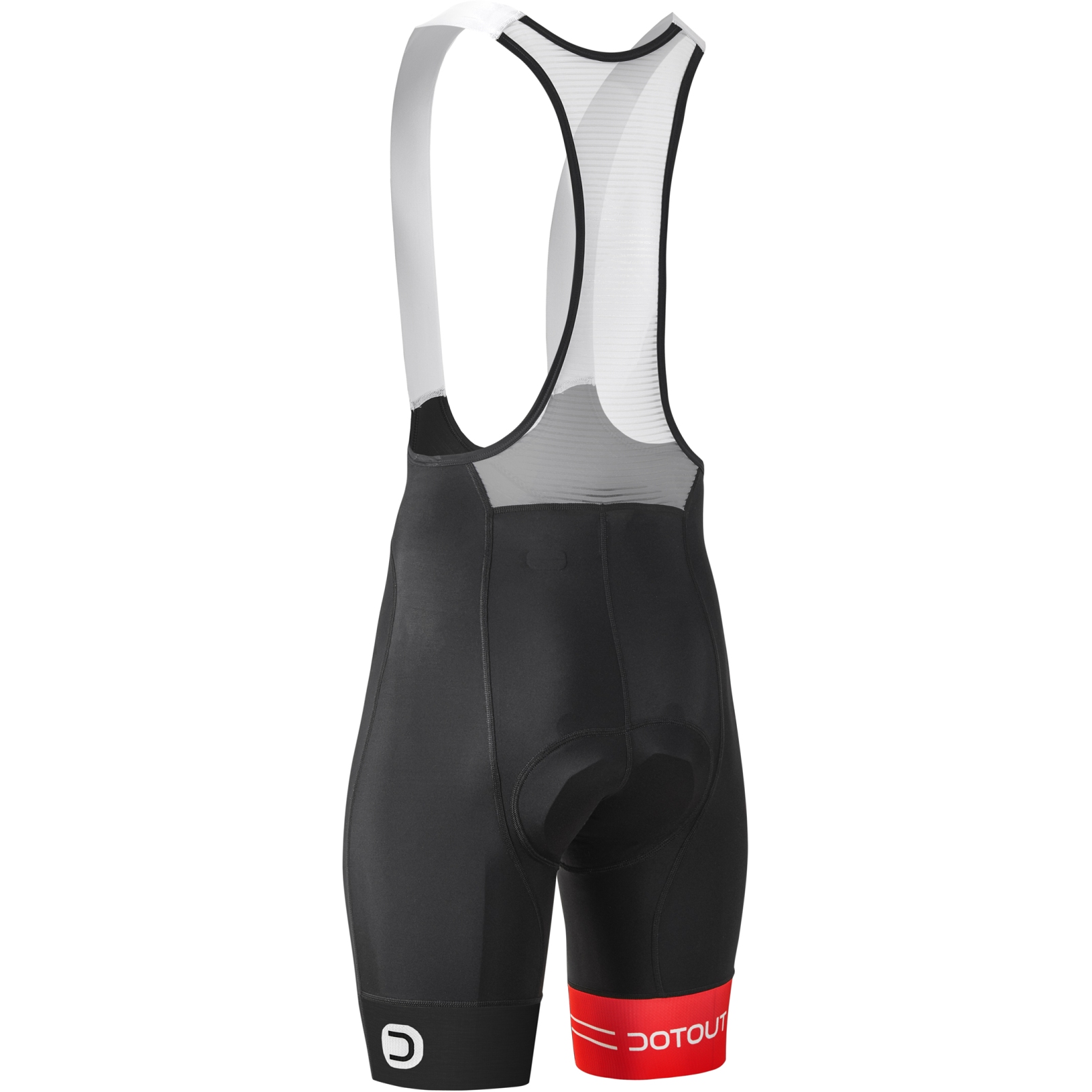 Dotout Team Bib Shorts Men - black/red | BIKE24