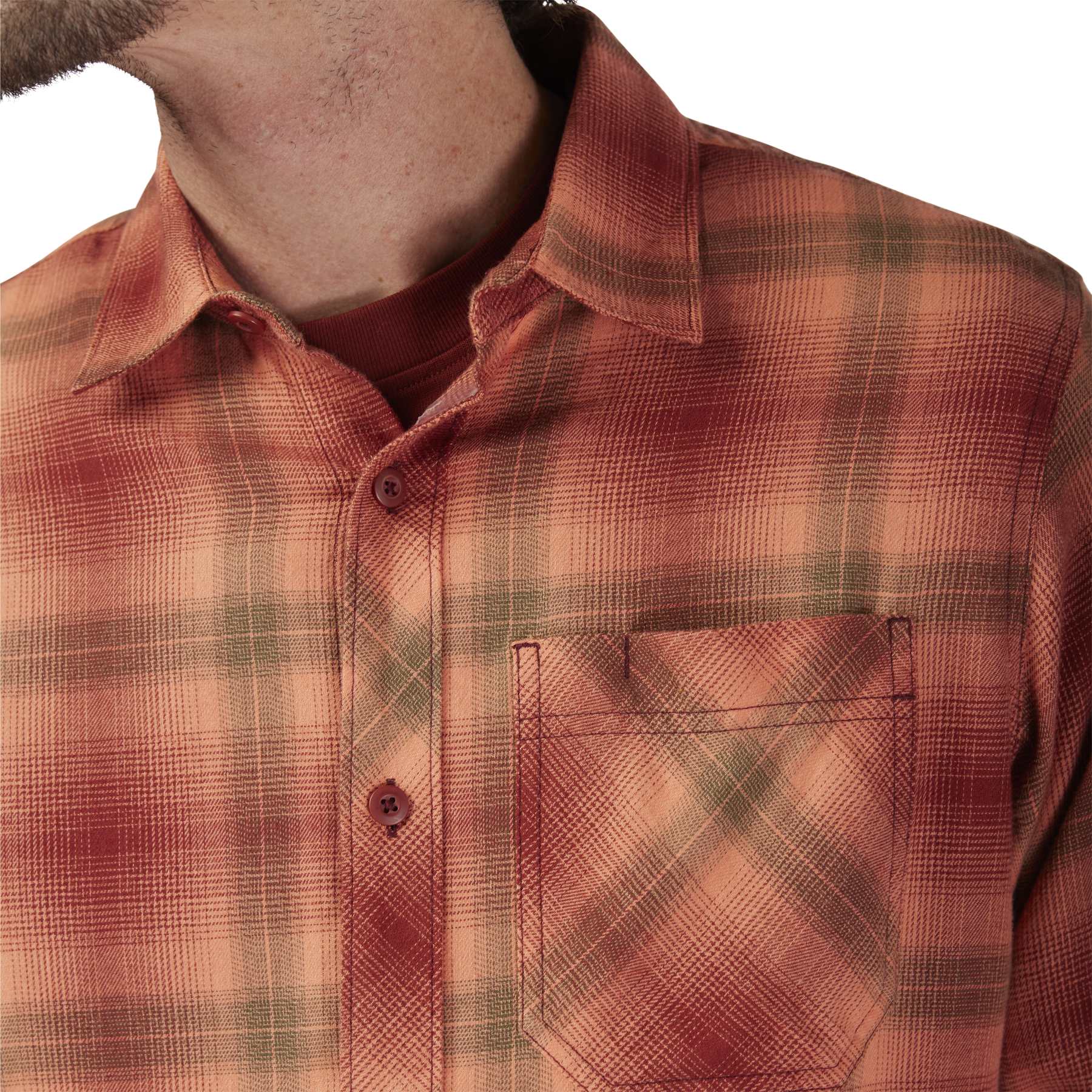 Fox Roost Camicia In Flannel Uomo - Colore Verde Smeraldo, Taglia M