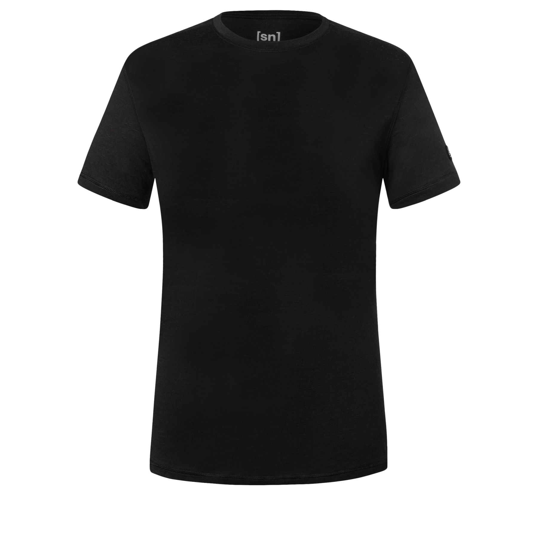 Productfoto van SUPER.NATURAL Sierra140 Hemd met Korte Mouwen Heren - Jet Black