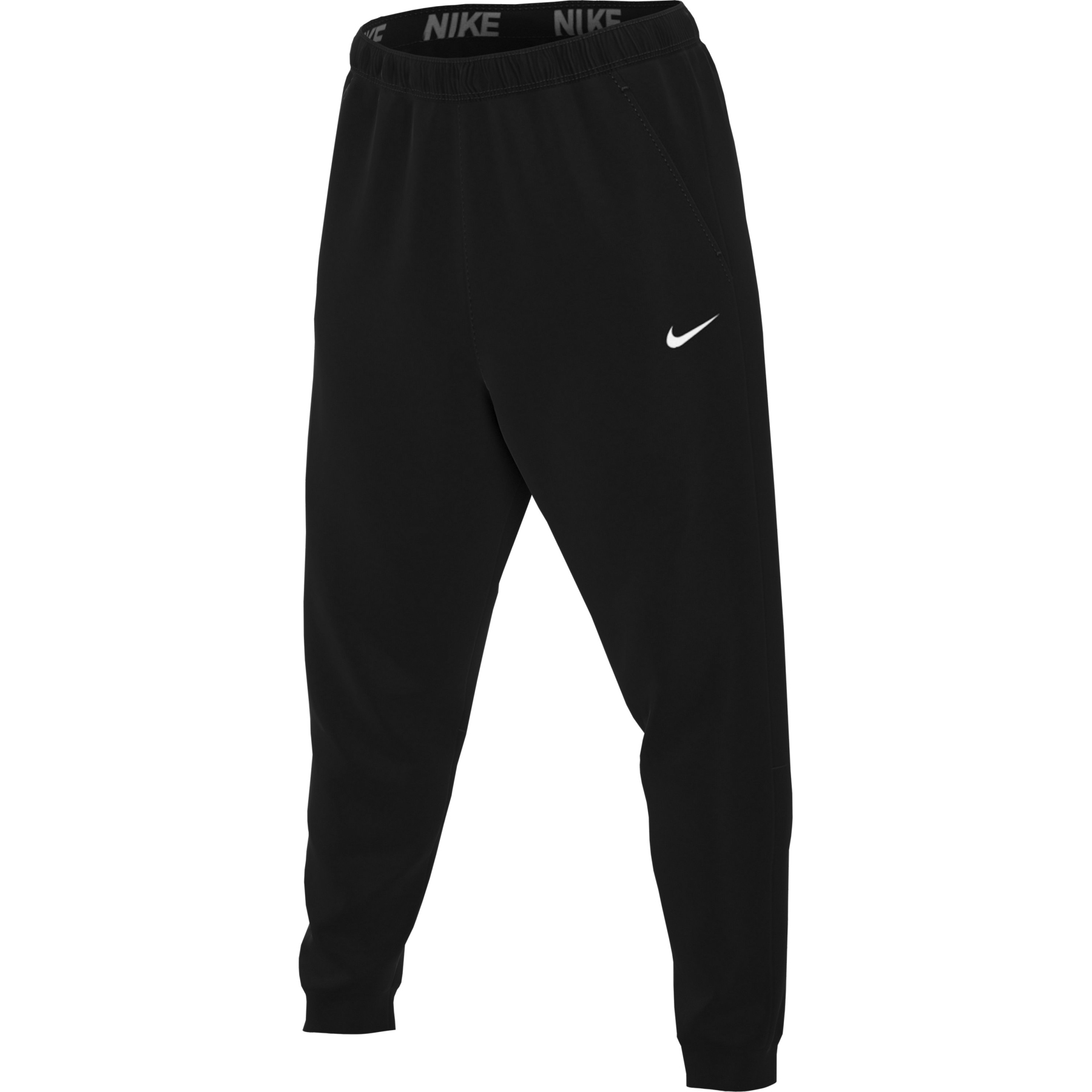 Produktbild von Nike Dry Tapered Herren Trainingshose - schwarz/weiss CZ6379-010