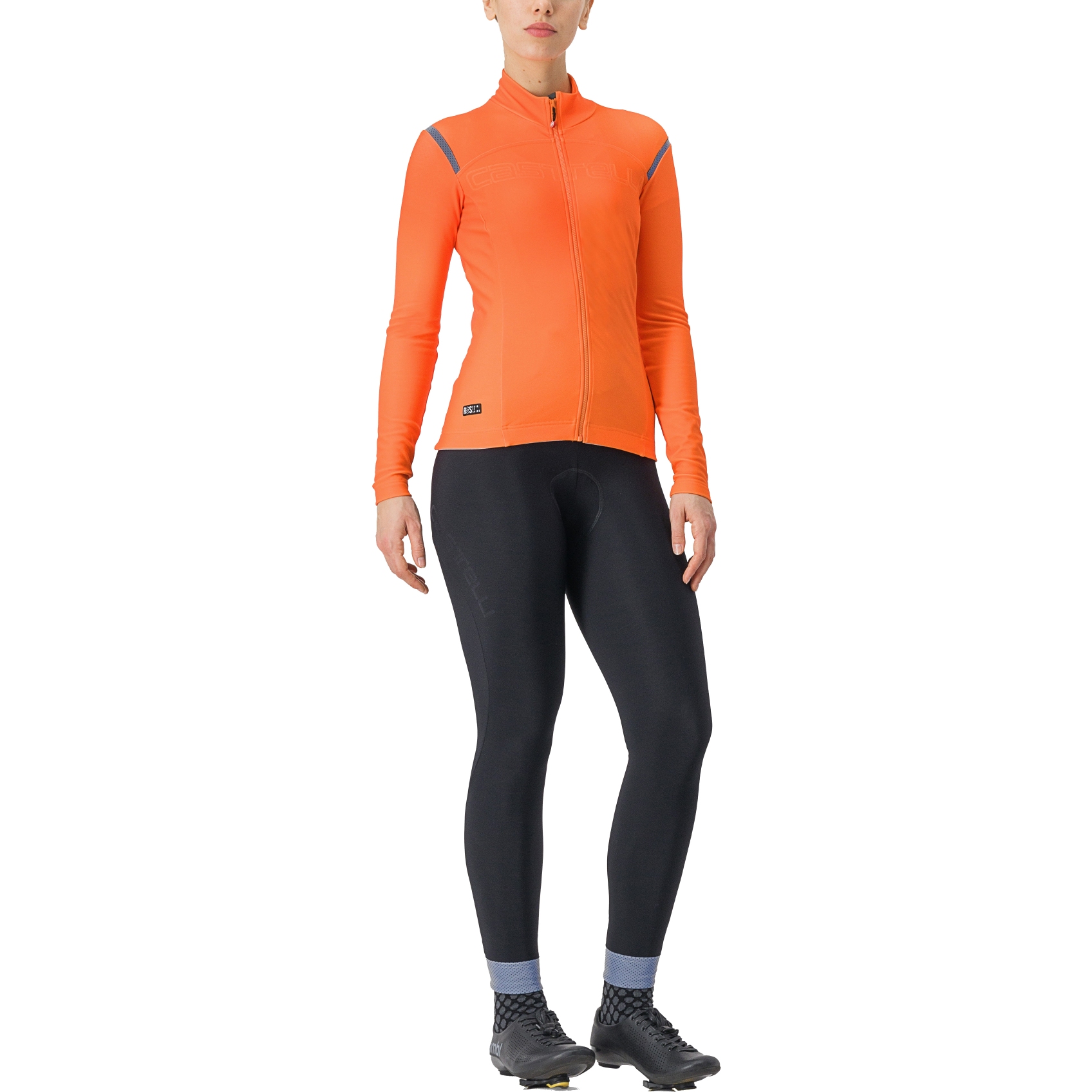 Castelli Tutto Nano RoS Jersey Women - red orange 857 | BIKE24
