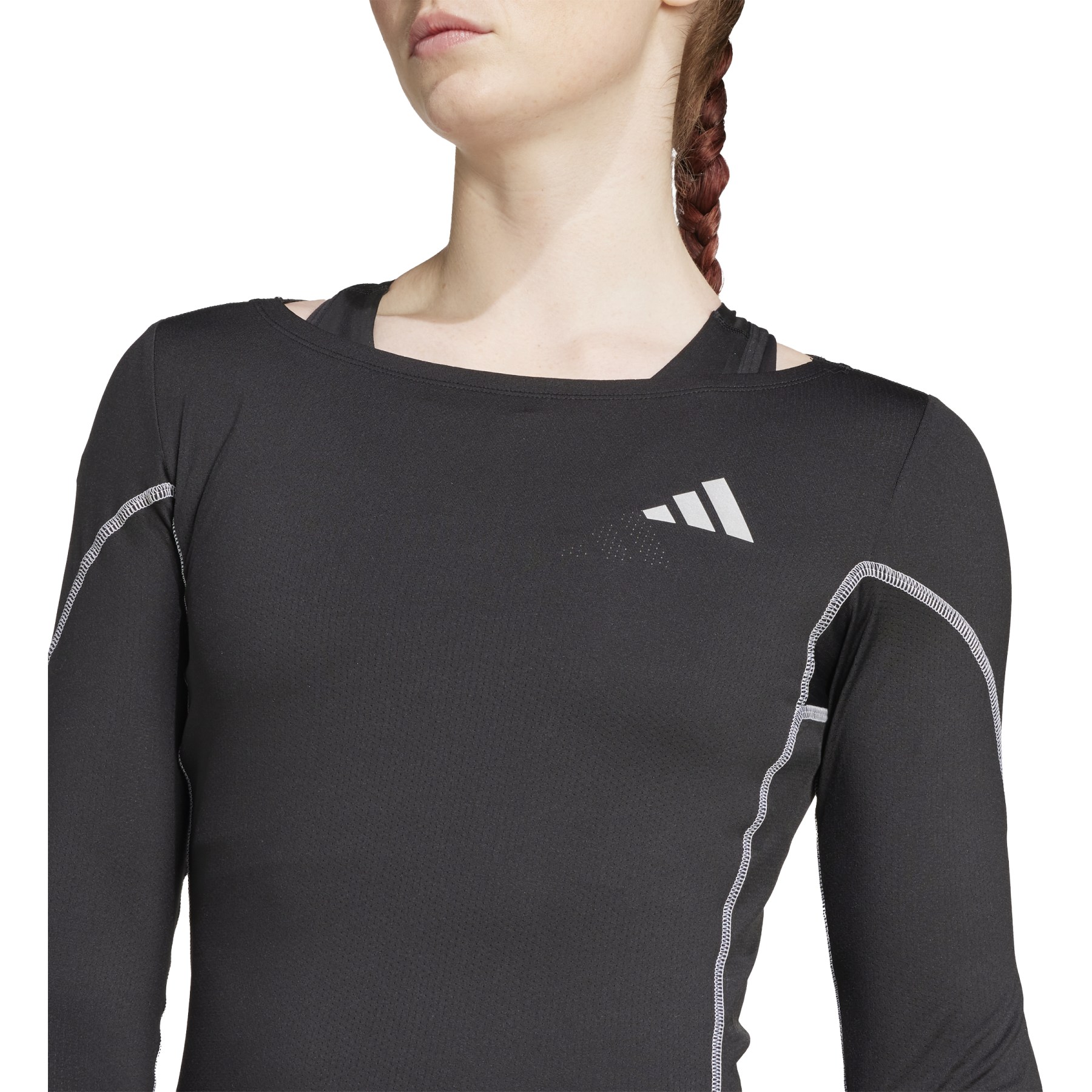 adidas Adizero BTN Running Longsleeve Women - black JN9388 | BIKE24