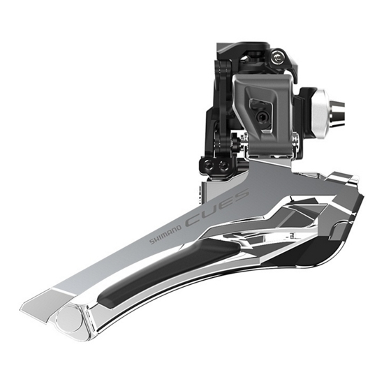Produktbild von Shimano CUES FD-U6030 Umwerfer - Down Swing | 2x9/10-fach | Anlöt (F)