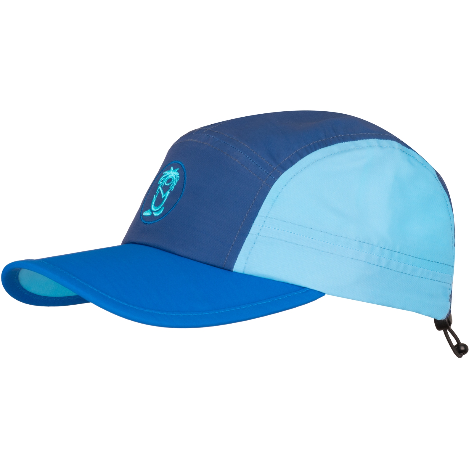 Picture of Trollkids Troll Cap Kids - Alpine Blue/Dark Indigo/Pool Blue