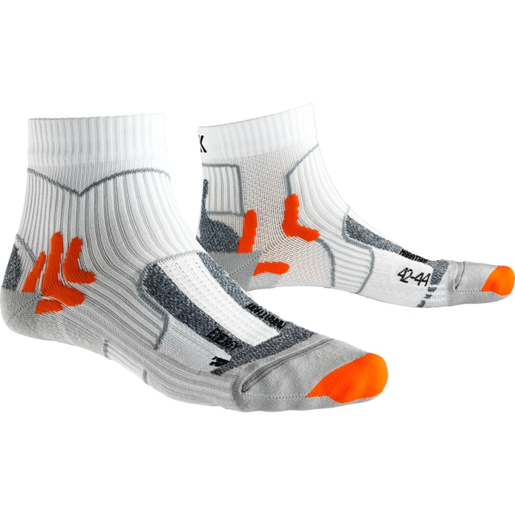 Picture of X-Socks Marathon Energy Running Socks - arctic white/pearl grey