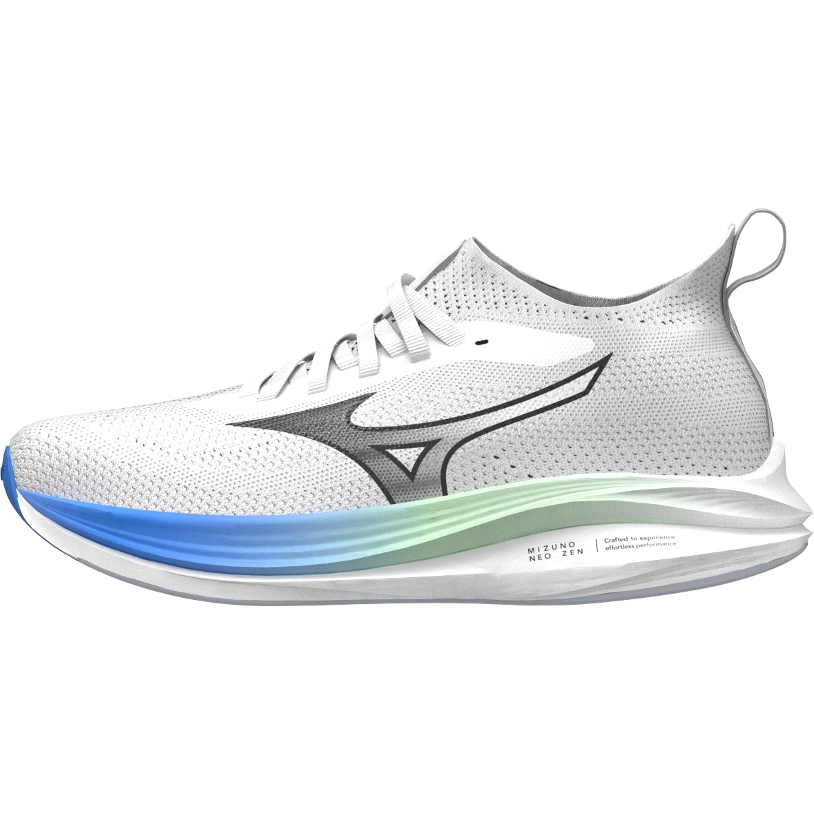 Picture of Mizuno Neo Zen Running Shoes Men - White/Black/Frontier Blue