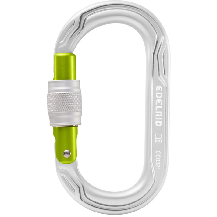 Produktbild von Edelrid Oval Power 2500 Screw II Karabiner - silber