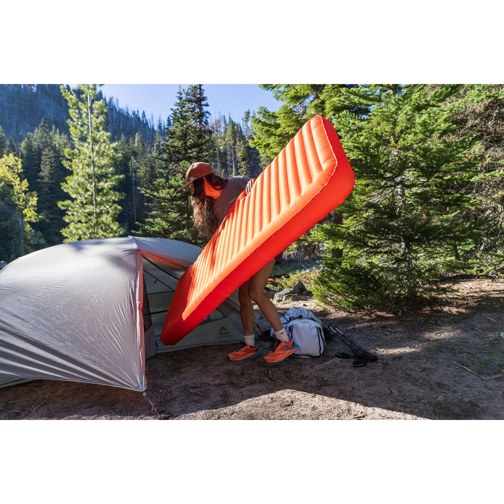 Therm-A-Rest NeoLoft Camping Sleeping Mat Ember Reg Wide Therm-A-Rest NeoLoft Camping Sleeping Mat Ember Reg Wide