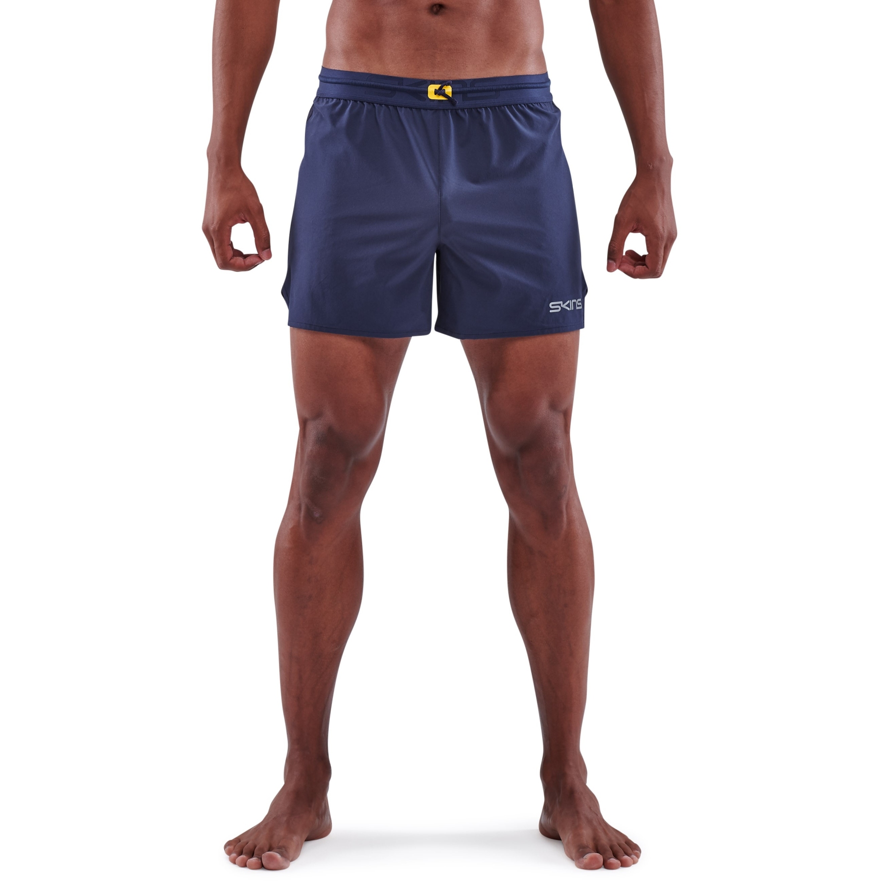 Picture of SKINS 3-Series 4&quot; Run Shorts Men - Navy Blue