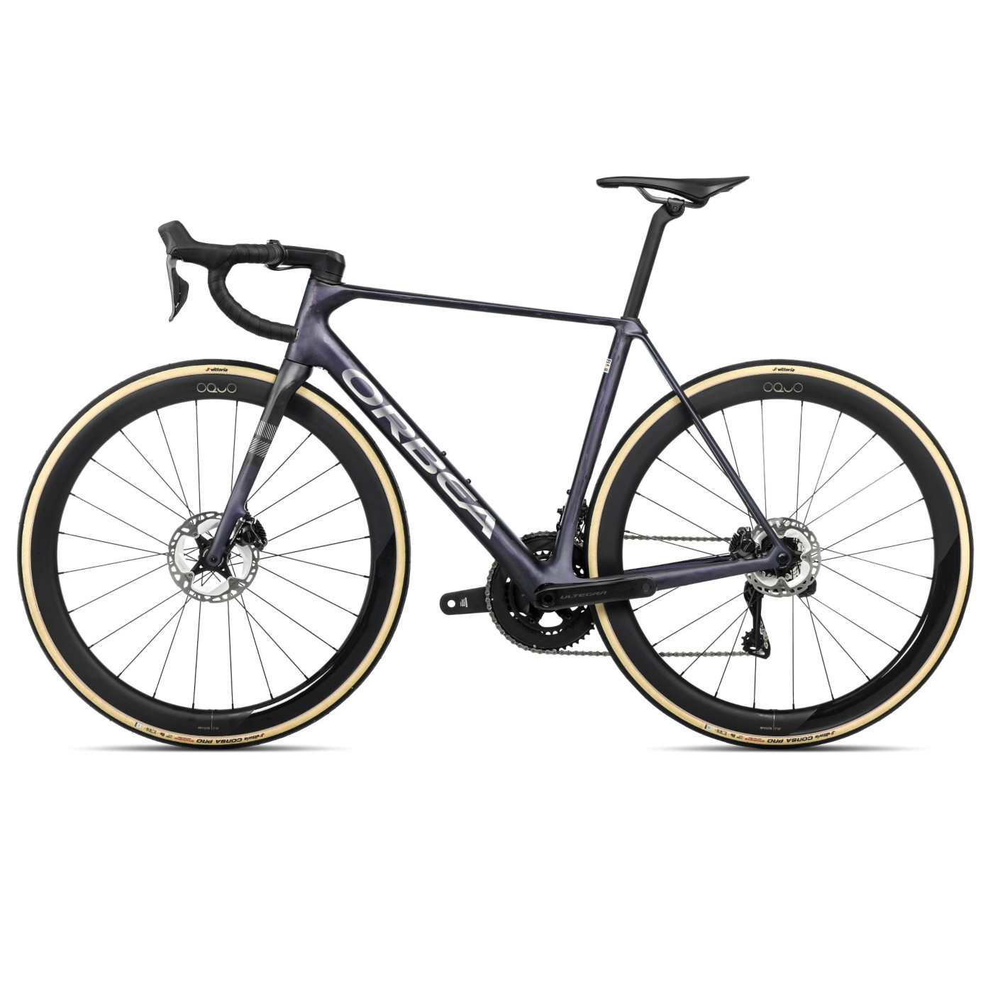Orbea ORCA M20iLTD PWR Ultegra Di2 Road Bike 2025 Tanzanite Carbon  Raw (matt)
