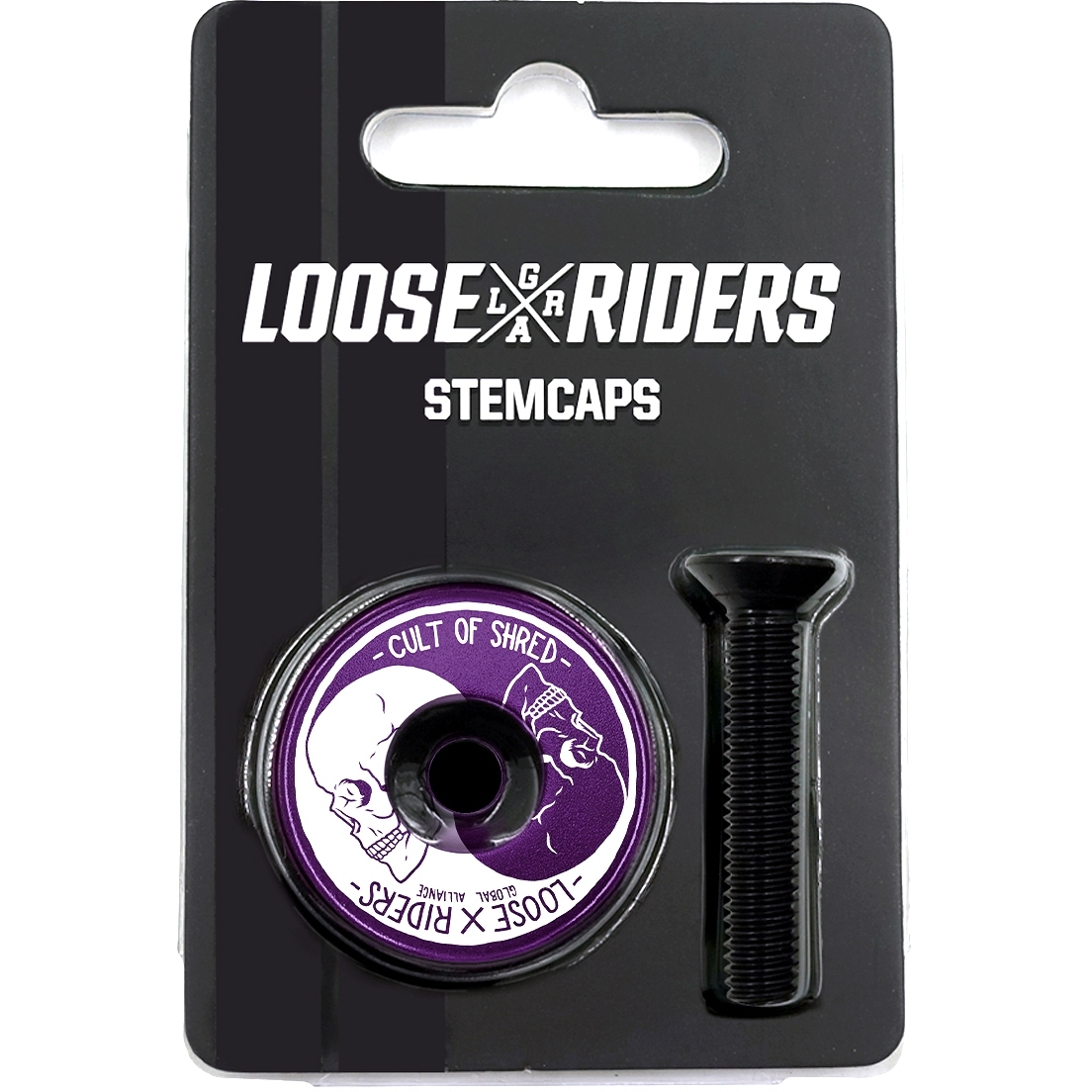 Loose Riders Yin Yang Skulls Stem Cap