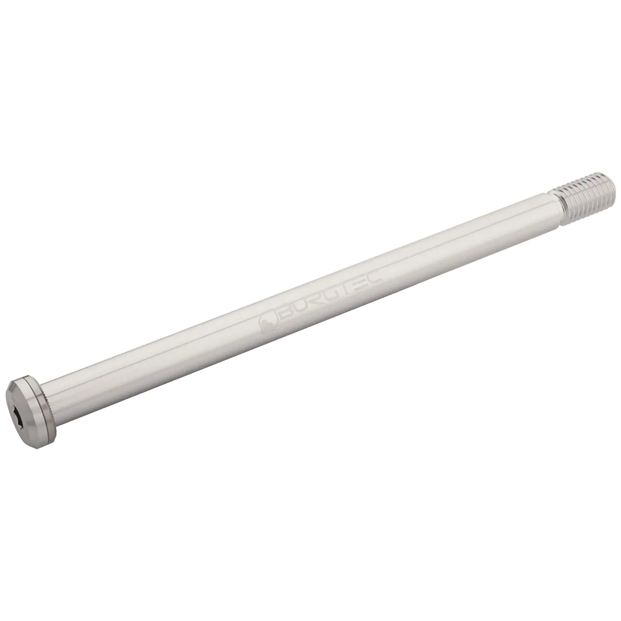 Проходной мост Burgtec - задний | 12x148 мм | 188 мм | M12x1,75 - серебристо-родиевый