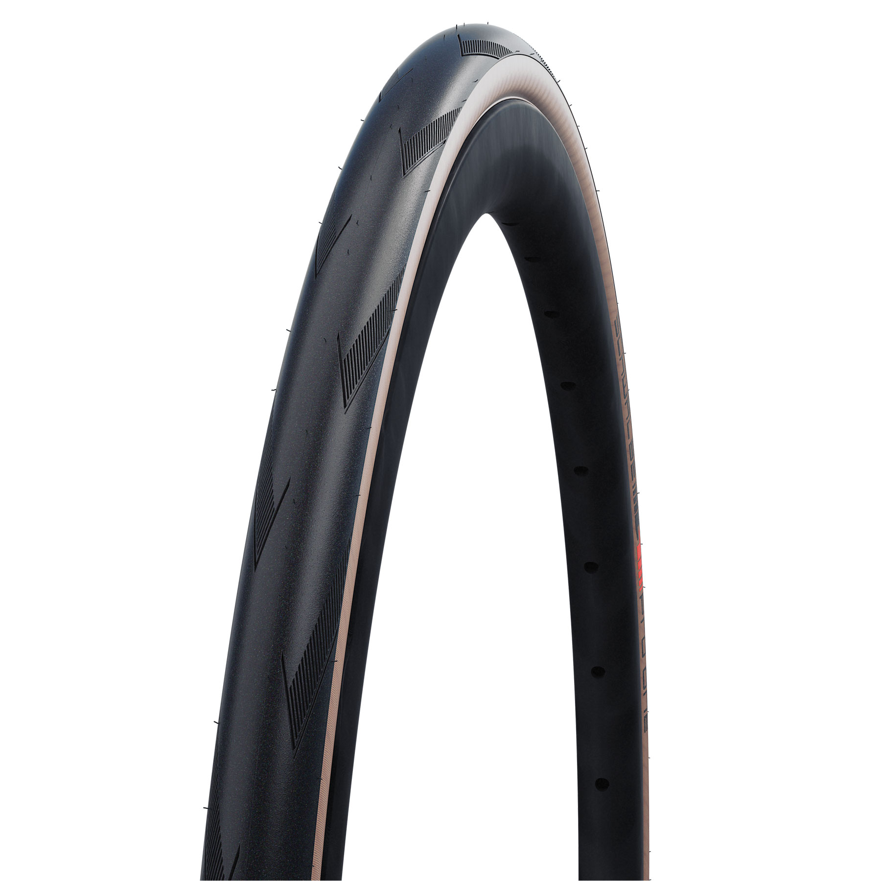 Produktbild von Schwalbe Pro One Tube Type Faltreifen - Evolution | Super Race | V-Guard | Addix Race - 25-622 | Transparent Sidewall