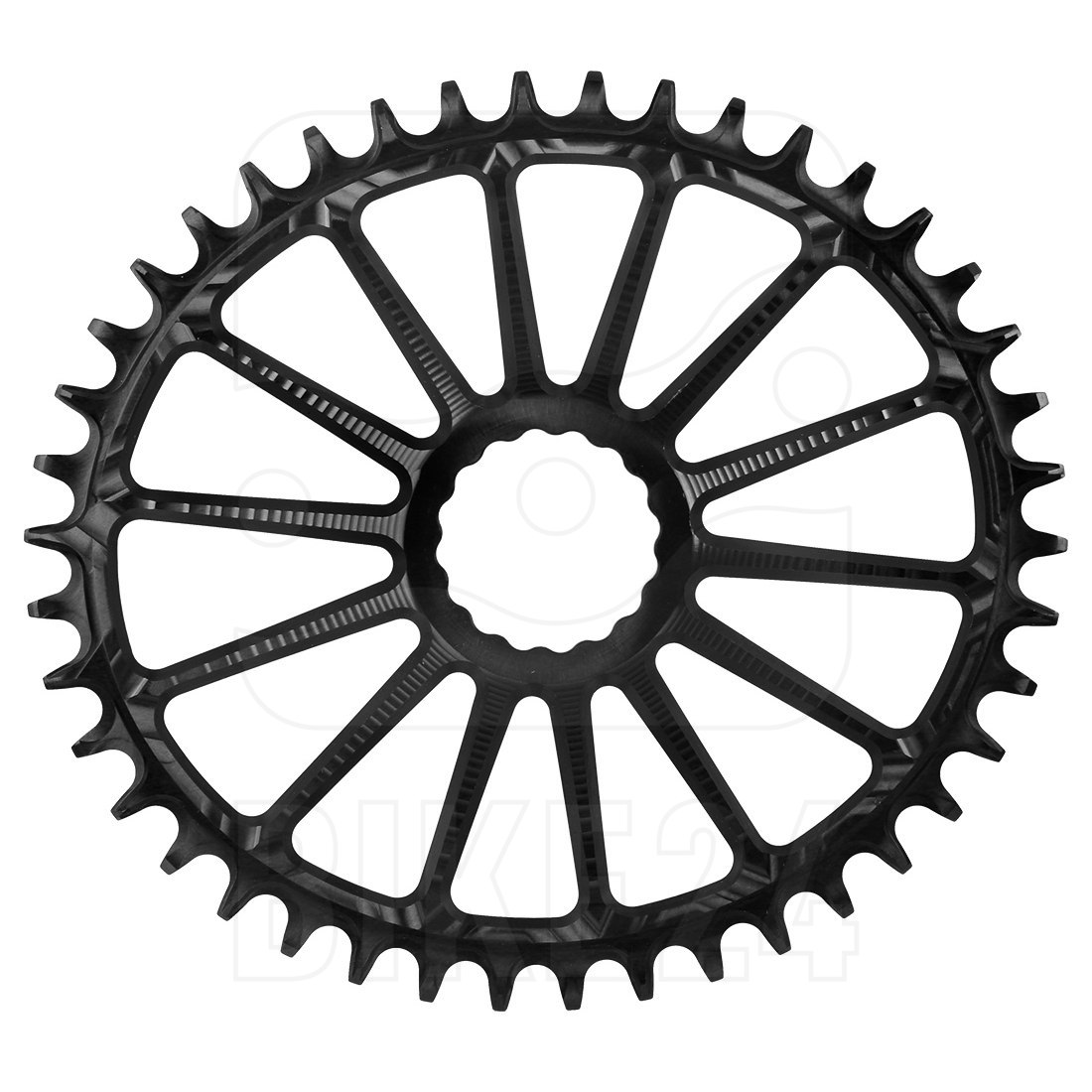 Picture of Garbaruk Melon Road/CX/Gravel Chainring - Direct Mount / Oval / Narrow-Wide - for Easton Cinch - black