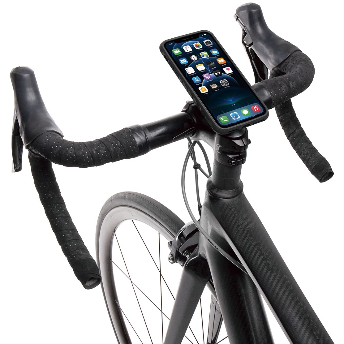 soporte movil bicicleta manillar sujeción para teléfonos smartphone  universal gomas ajustables soporte para bici sujeta móvil