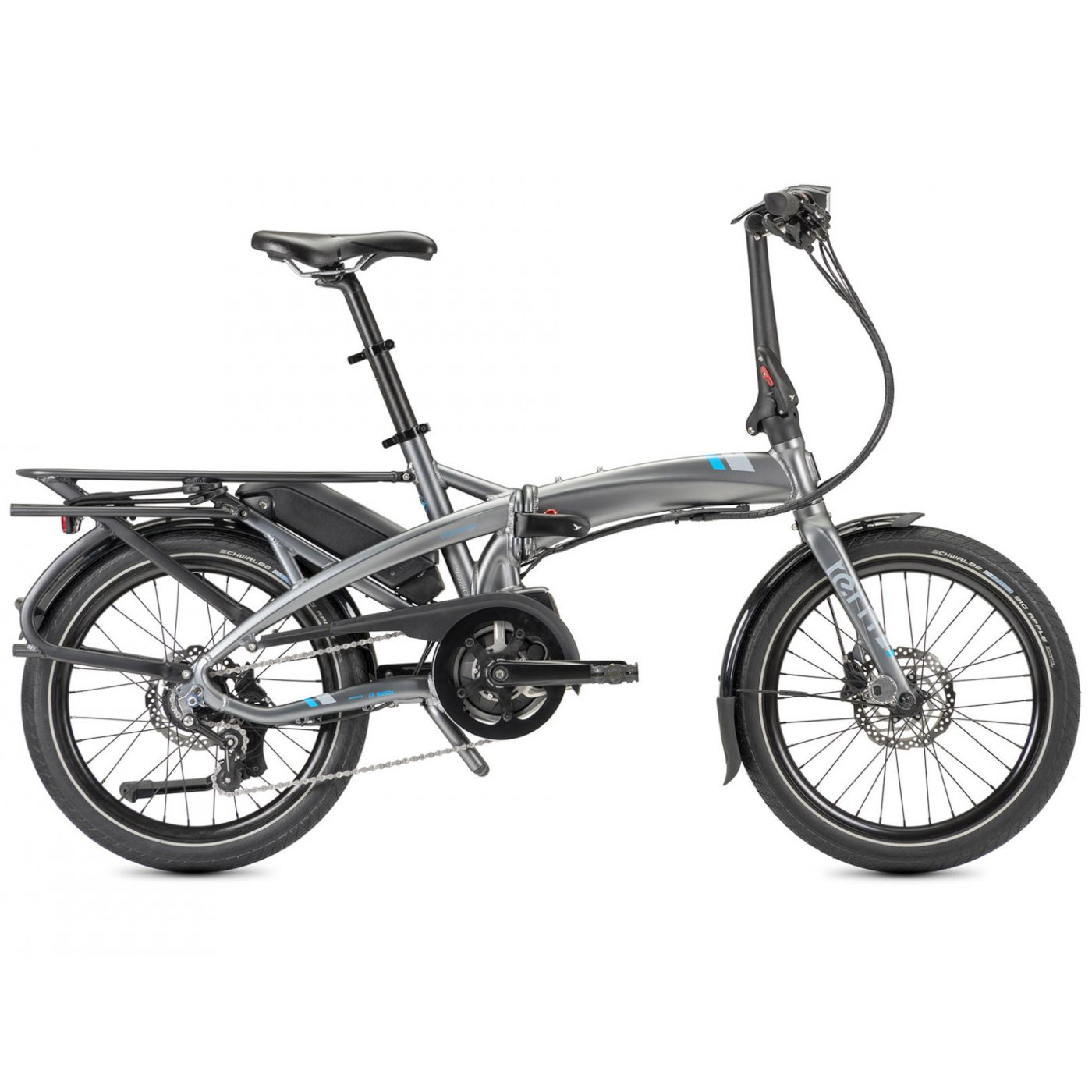 Productfoto van Tern Vektron P7i - 20 Inches City Folding E-Bike - 2024 - satin gunmetal/grey