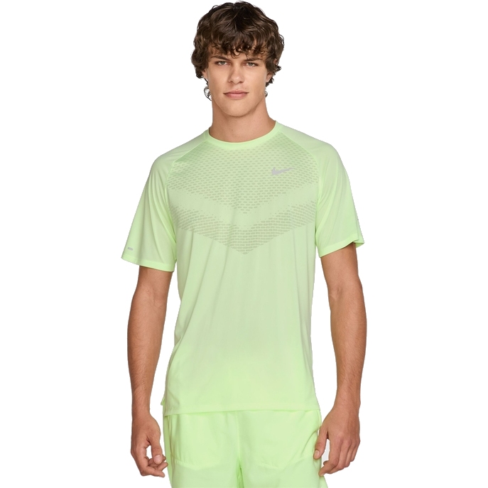 Picture of Nike Dri-FIT ADV Stride Short Sleeve Top Men - barely volt/reflective silver HV5203-701