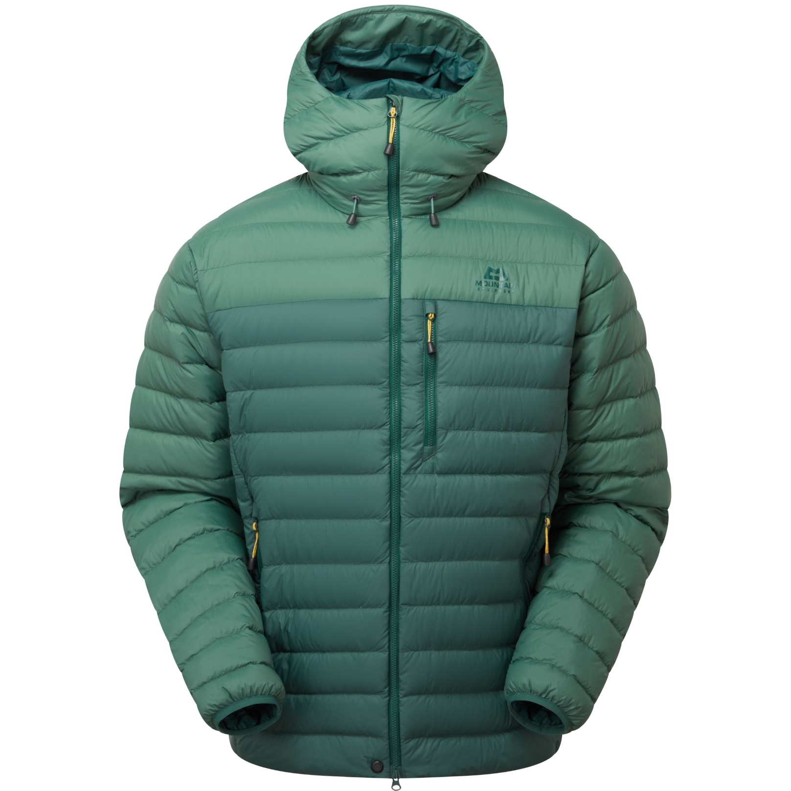 Picture of Mountain Equipment Earthrise Hooded Down Jacket ME-006399 - pine/fern
