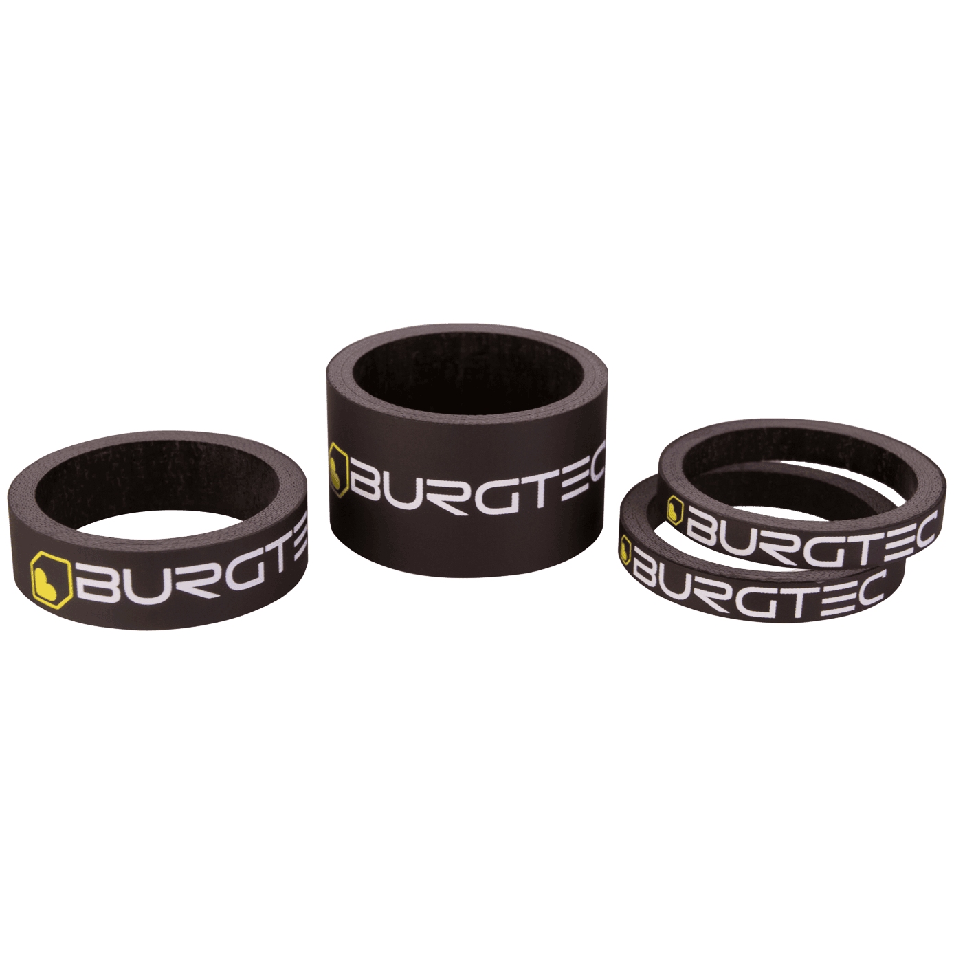 Комплект прокладок для углеродного стержня Burgtec - 5/10/20 мм