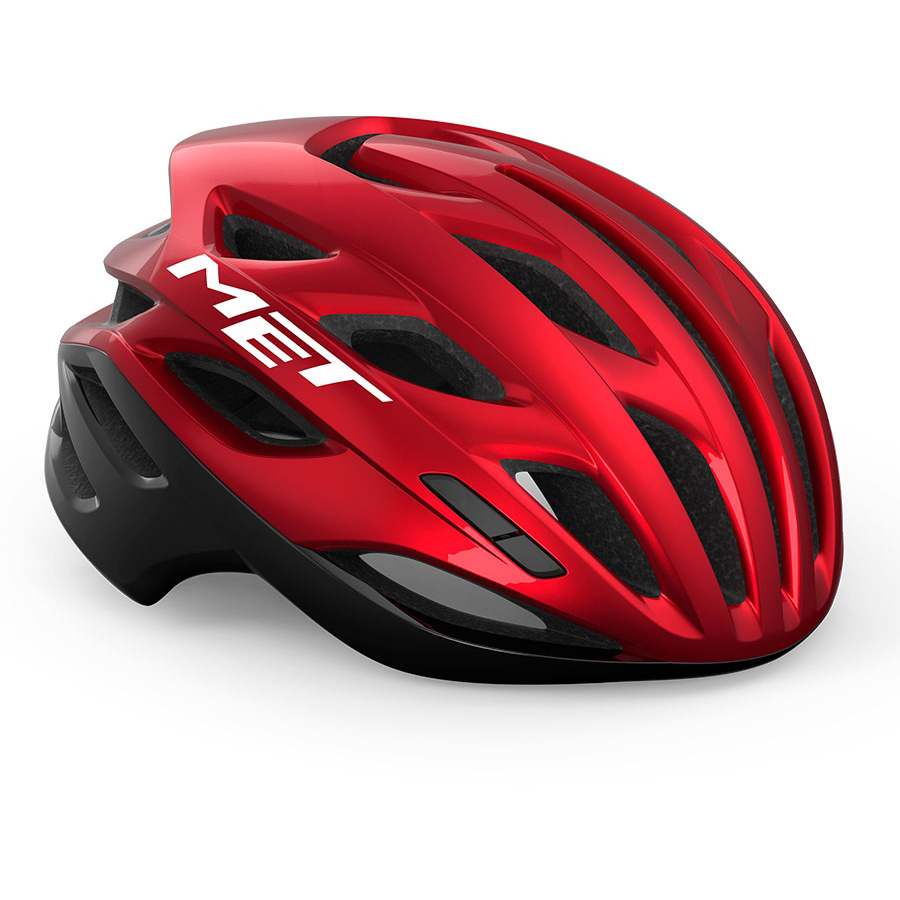 Picture of MET Estro MIPS Helmet - Red Black Metallic/Glossy