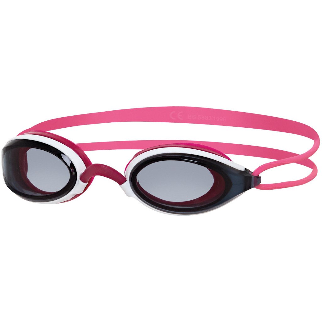 Image of Zoggs Fusion Air Swimming Goggles - White/Pink/Smoke