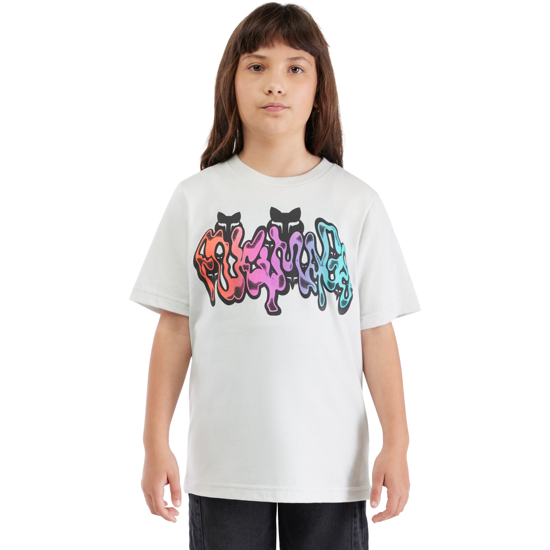 Produktbild von FOX Future Kurzarmshirt Kinder - light grey