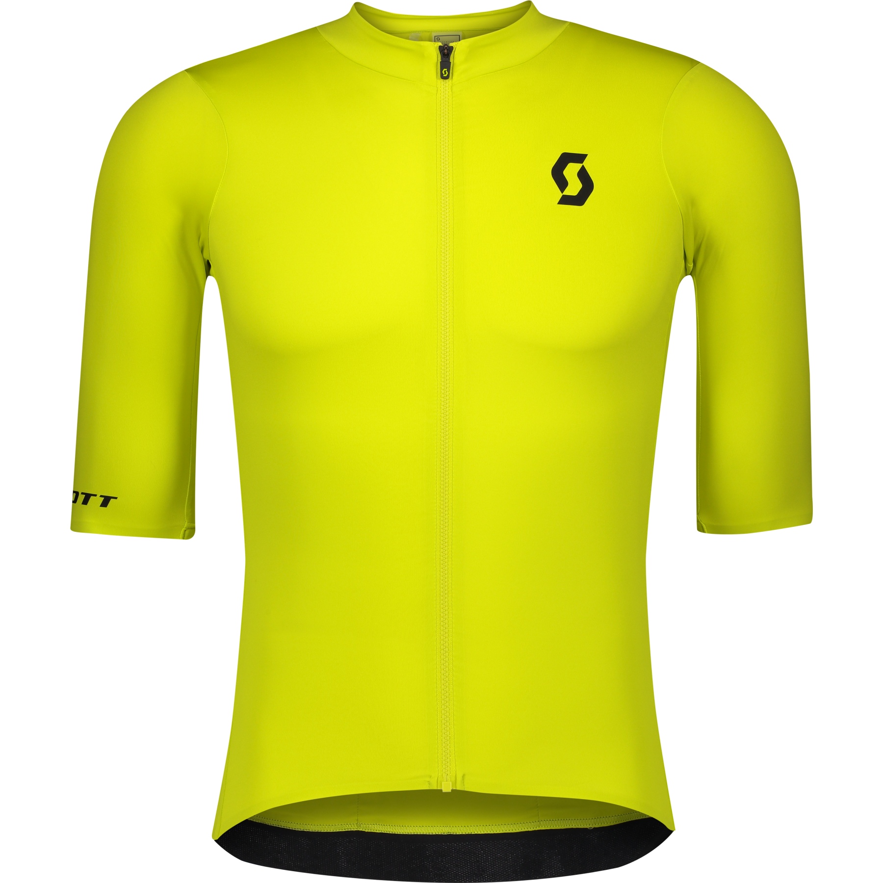 Picture of SCOTT RC Premium S/SL Cycling Shirt Men - sulphur yellow/black