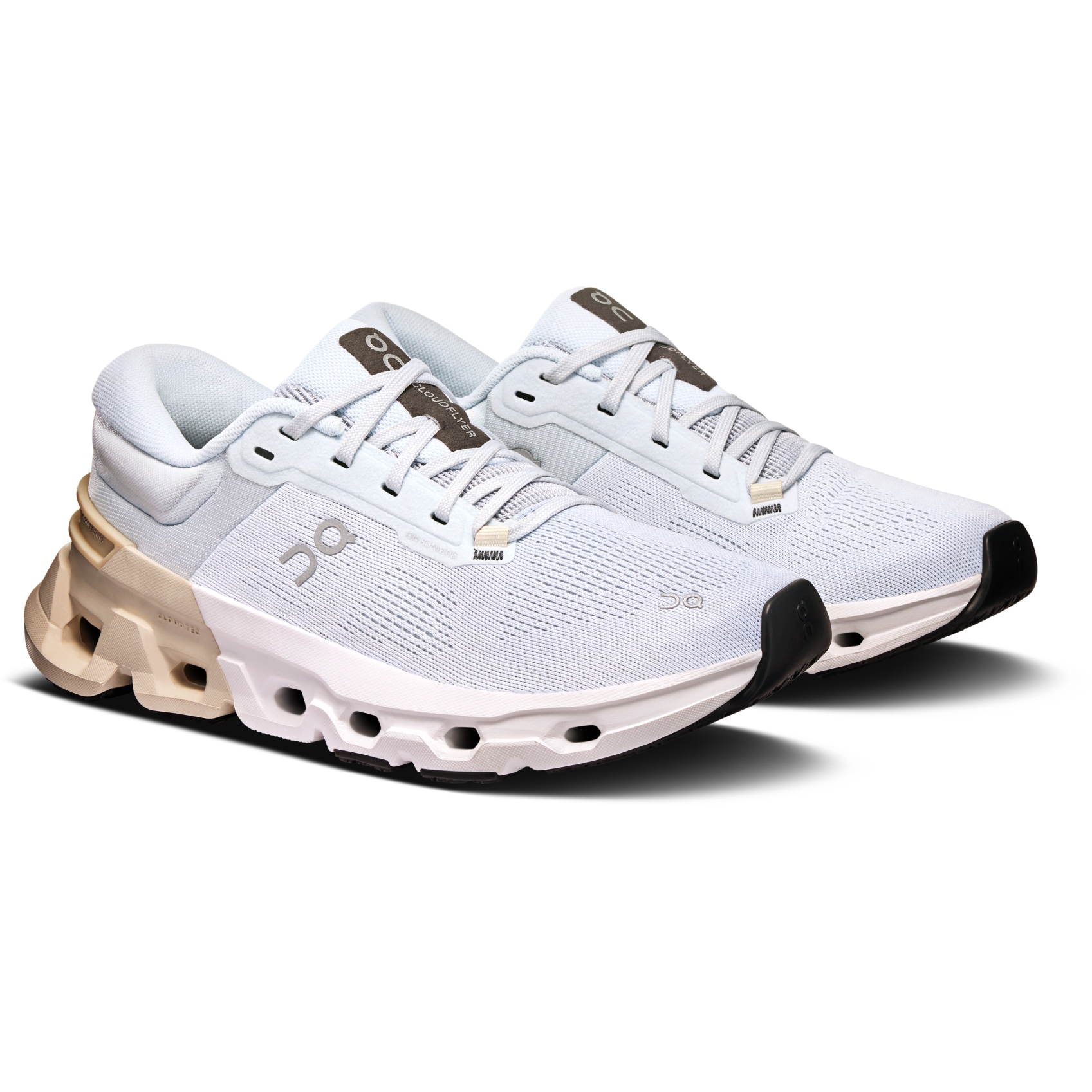 Produktbild von On Cloudflyer 5 Laufschuhe Damen - Arctic | Cream