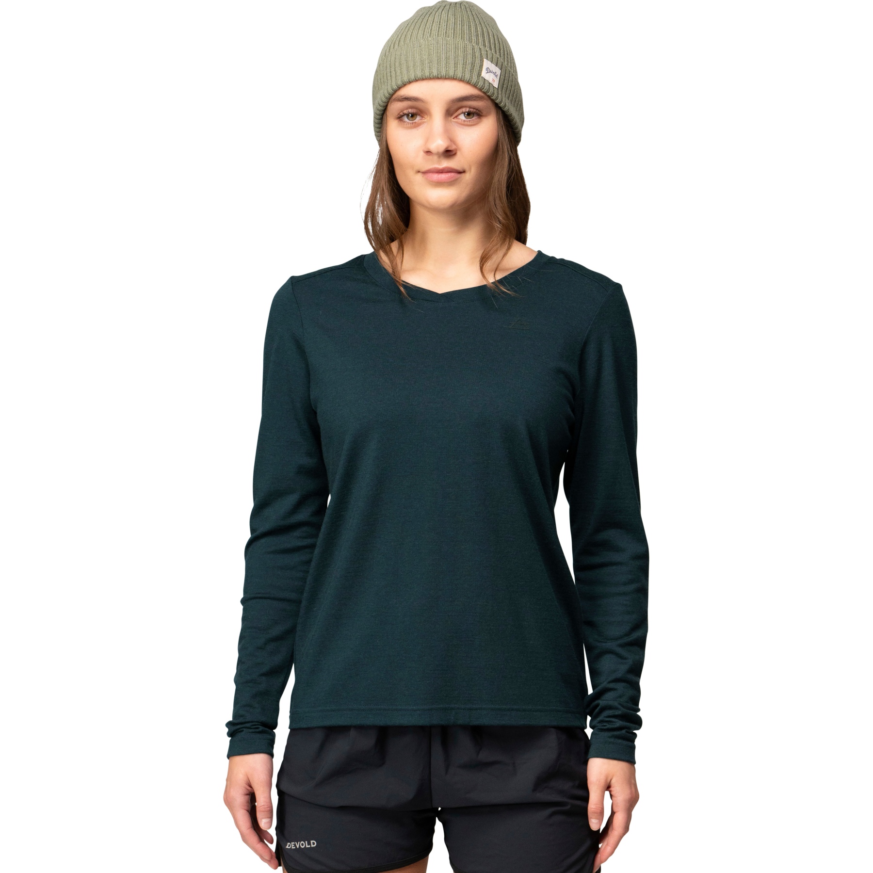 Produktbild von Devold Premium Langarmshirt Damen - 284A Ink