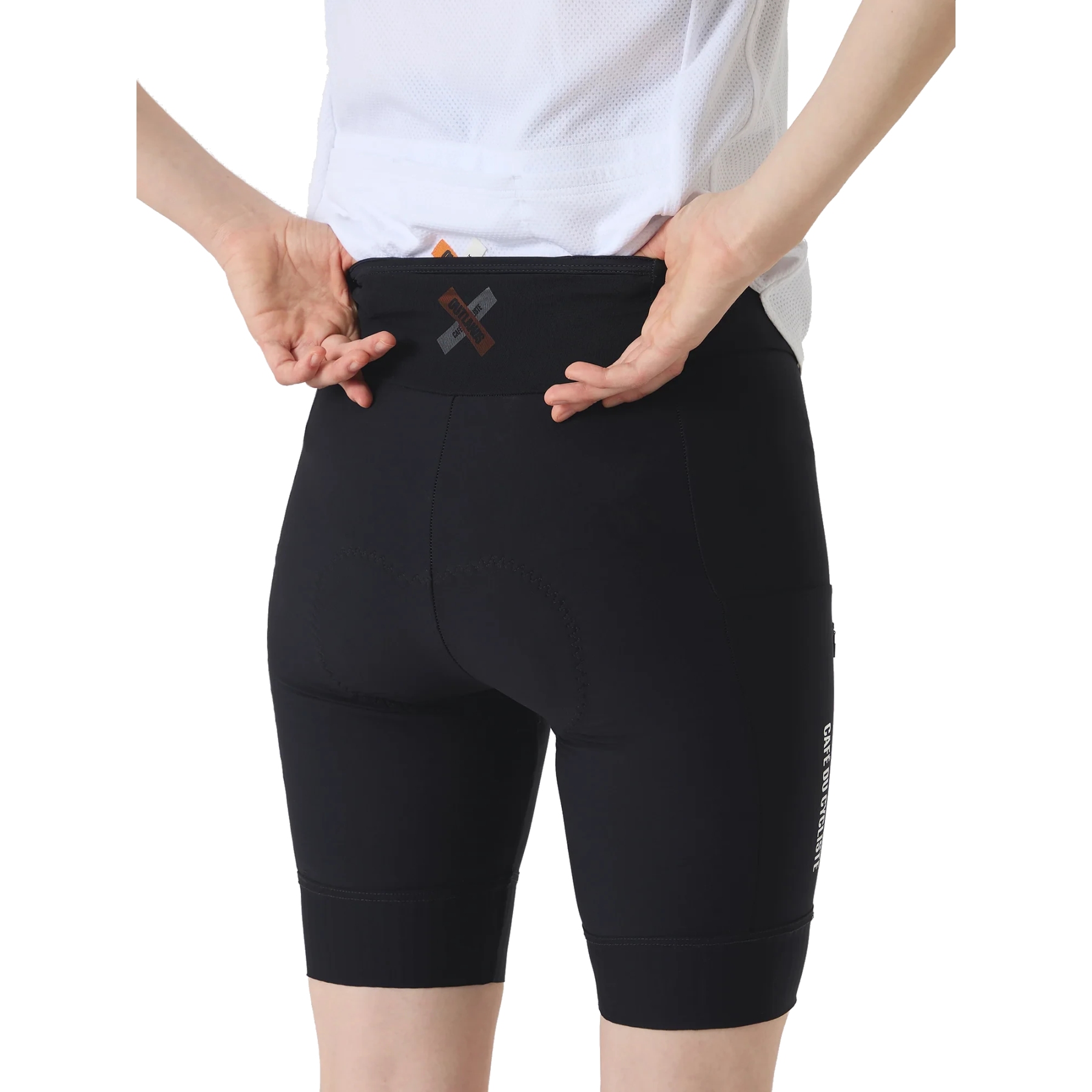 Elsa Bib Shorts - Radhose Damen - Oyster Grey | Cafe du