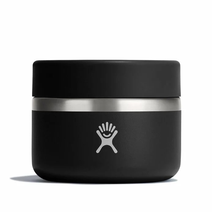 Термос Hydro Flask 12 унций, Изолированная банка для пищевых продуктов - 355 мл - Черный