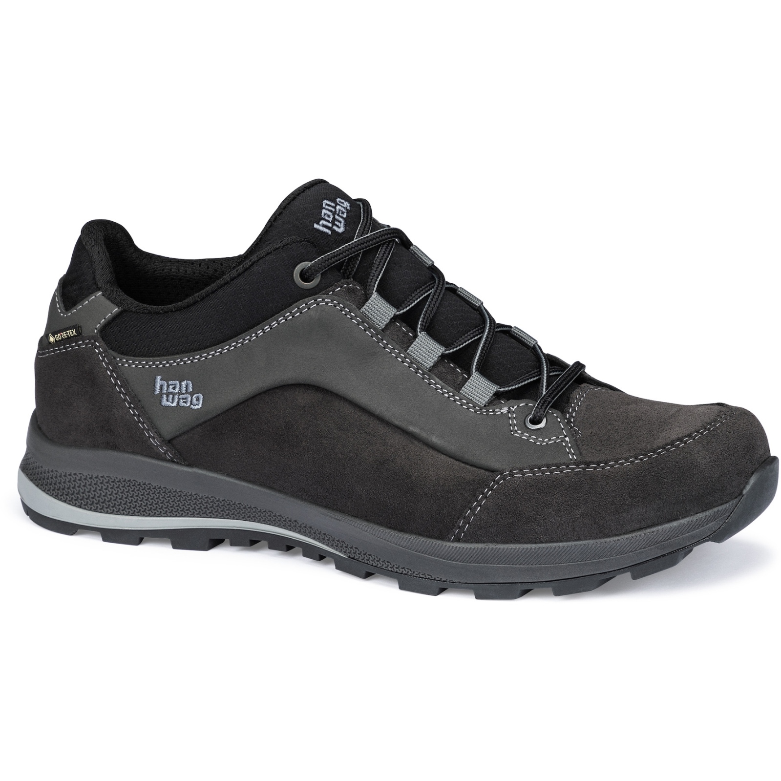 Productfoto van Hanwag Banks Low GTX Wandelschoenen Heren - Asphalt/Zwart