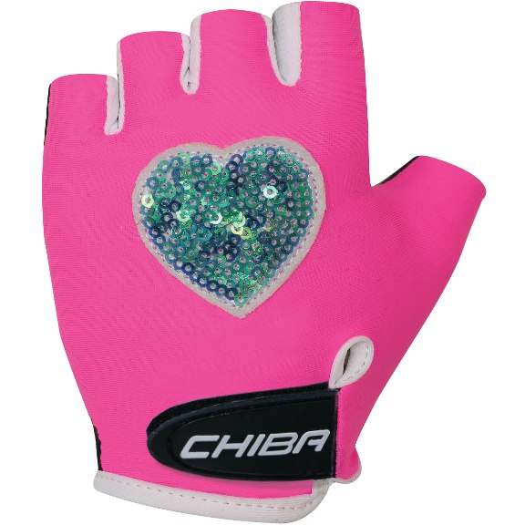 Picture of Chiba Cool Kids Bike Gloves - neon pink