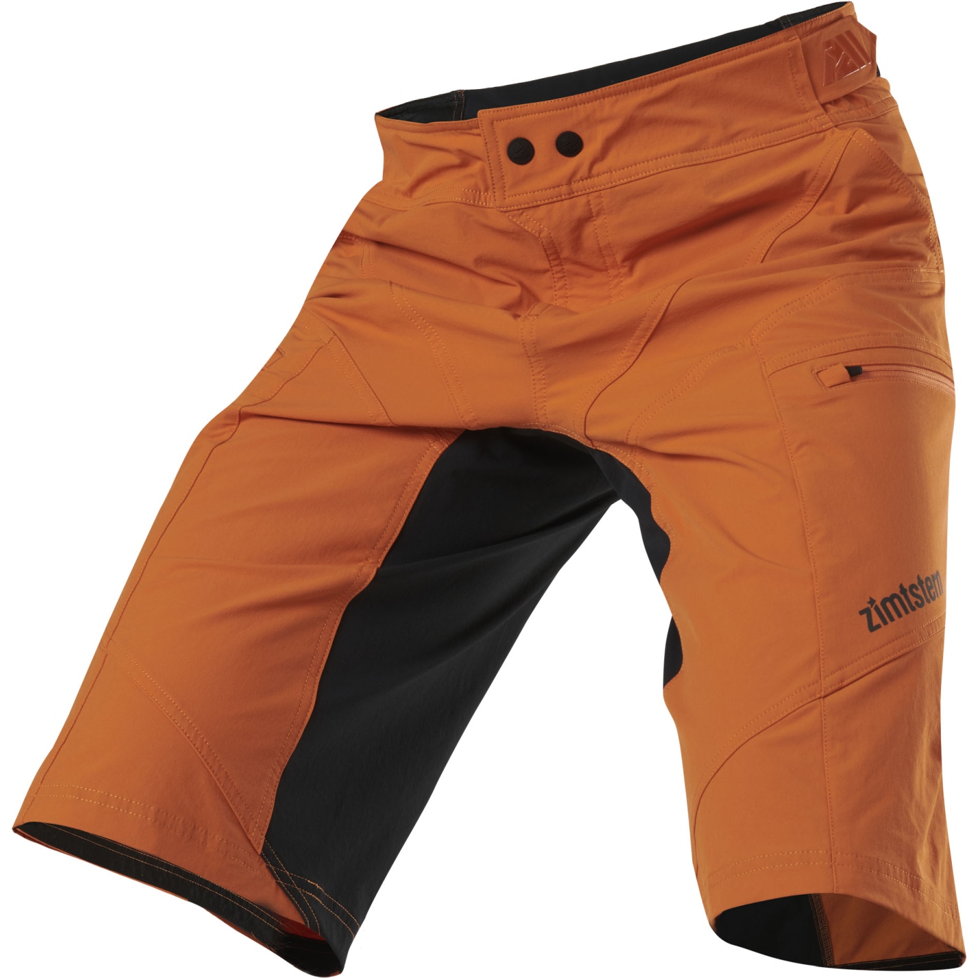 Productfoto van Zimtstern Trailstar Evo Men&#039;s MTB-Shorts - Burnt Orange/Pirate Black