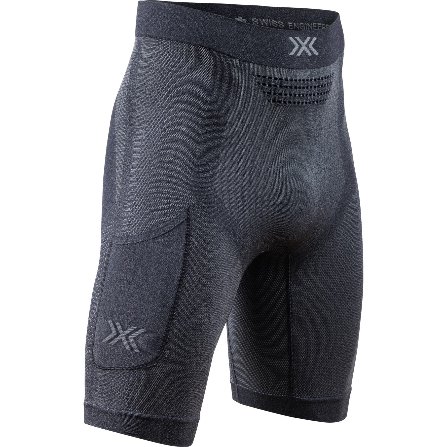 Productfoto van X-Bionic Xceed Run Hardloopshorts Heren - x black/rhino grey