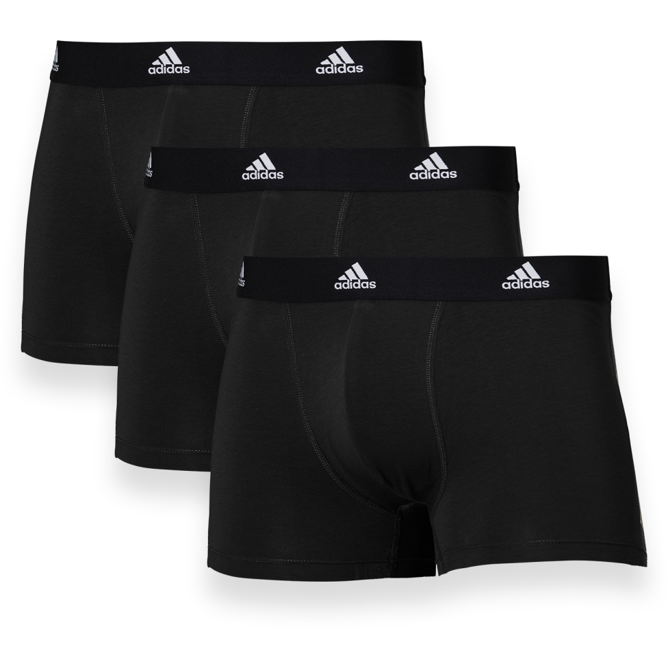 Produktbild von adidas Sports Underwear Active Flex Cotton Boxershorts Herren - 3 Pack - 000-schwarz